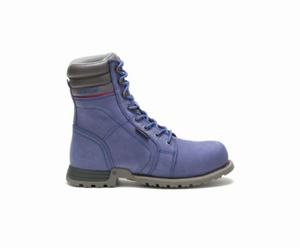 Caterpillar Echo Waterproof Steel Toe Sikkerhedsstøvler Dame Lilla | 918243-PLM
