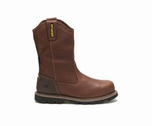 Caterpillar Edgework 2.0 Steel Toe Waterproof Sikkerhedsstøvler Herre Brune | 768034-EFM