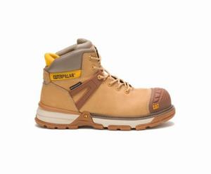 Caterpillar Excavator Superlite Waterproof Nano Toe Sikkerhedsstøvler Herre Orange | 426893-CES