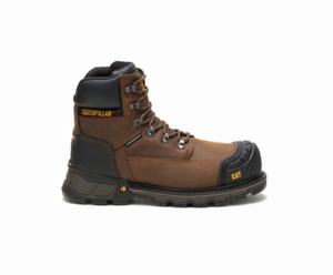 Caterpillar Excavator XL 6" Waterproof Composite Toe Sikkerhedsstøvler Herre MørkeBrune | 351279-FC
