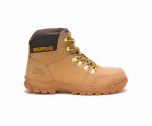 Caterpillar Outline Steel Toe Sikkerhedsstøvler Herre Orange | 926458-MID