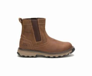 Caterpillar Pelton Steel Toe Sikkerhedsstøvler Herre Brune | 023614-PLG