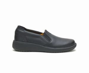 Caterpillar ProRush SR+ Slip-On Arbejdssko Dame Sort | 410923-UNS