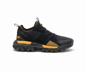 Caterpillar Raider Sport Sneakers Dame Sort / Gul | 865209-DGU