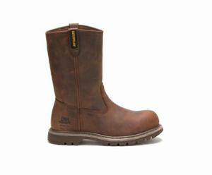 Caterpillar Revolver Steel Toe Sikkerhedsstøvler Dame MørkeBeige | 617825-CIZ