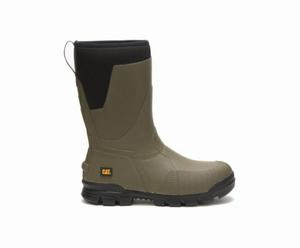 Caterpillar Stormers 11" Arbejdsstøvler Dame Olivengrøn | 214390-ETP