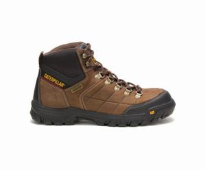 Caterpillar Threshold Waterproof Sikkerhedsstøvler Herre Brune | 973821-LOK